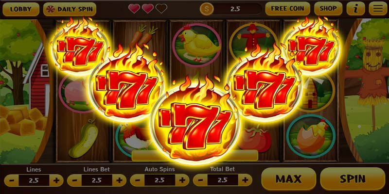 Featured slot game titles displayed in e games slot game section